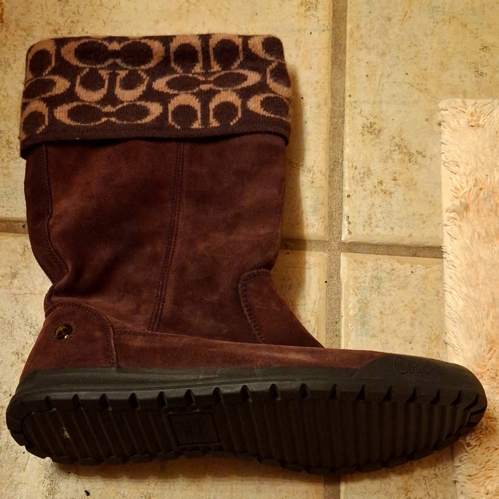 Coach Brown Boots